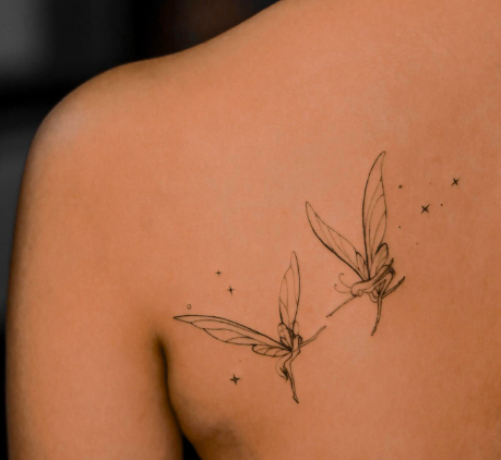 Fairy Shoulder Tattoos | selftattoo.com